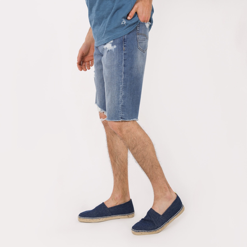 Short déchiré homme hot sale